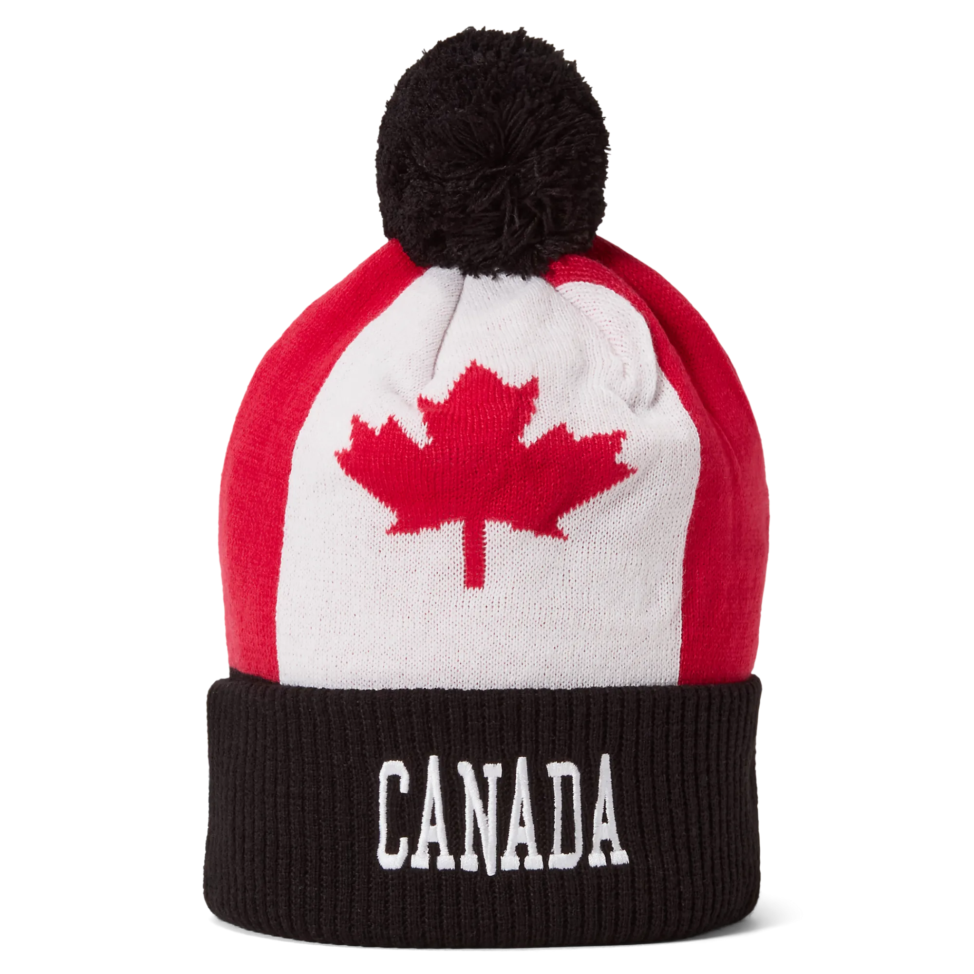 Outlet Canada Flag Pom Knit Flag|Mützen
