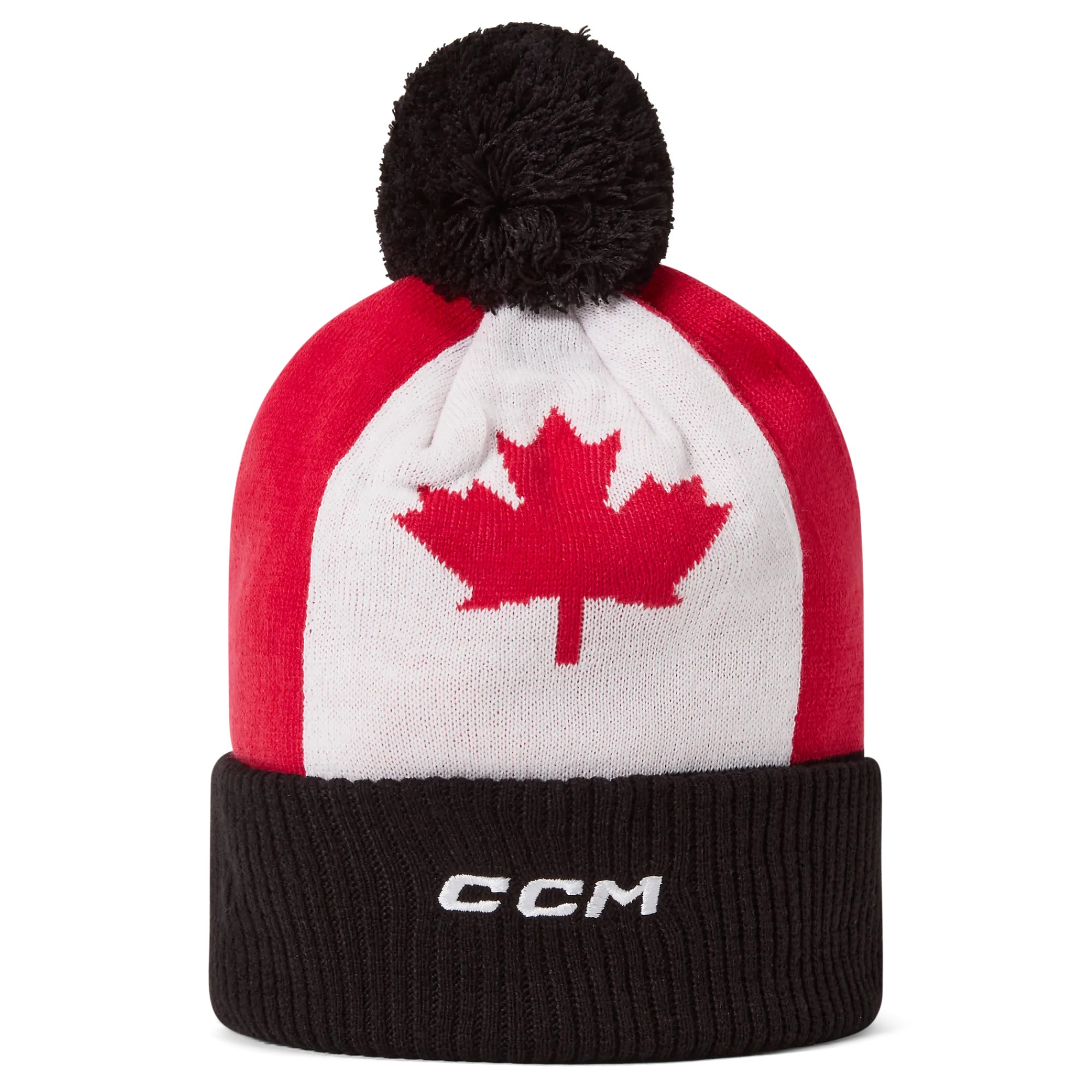 Outlet Canada Flag Pom Knit Flag|Mützen