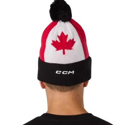 Outlet Canada Flag Pom Knit Flag|Mützen