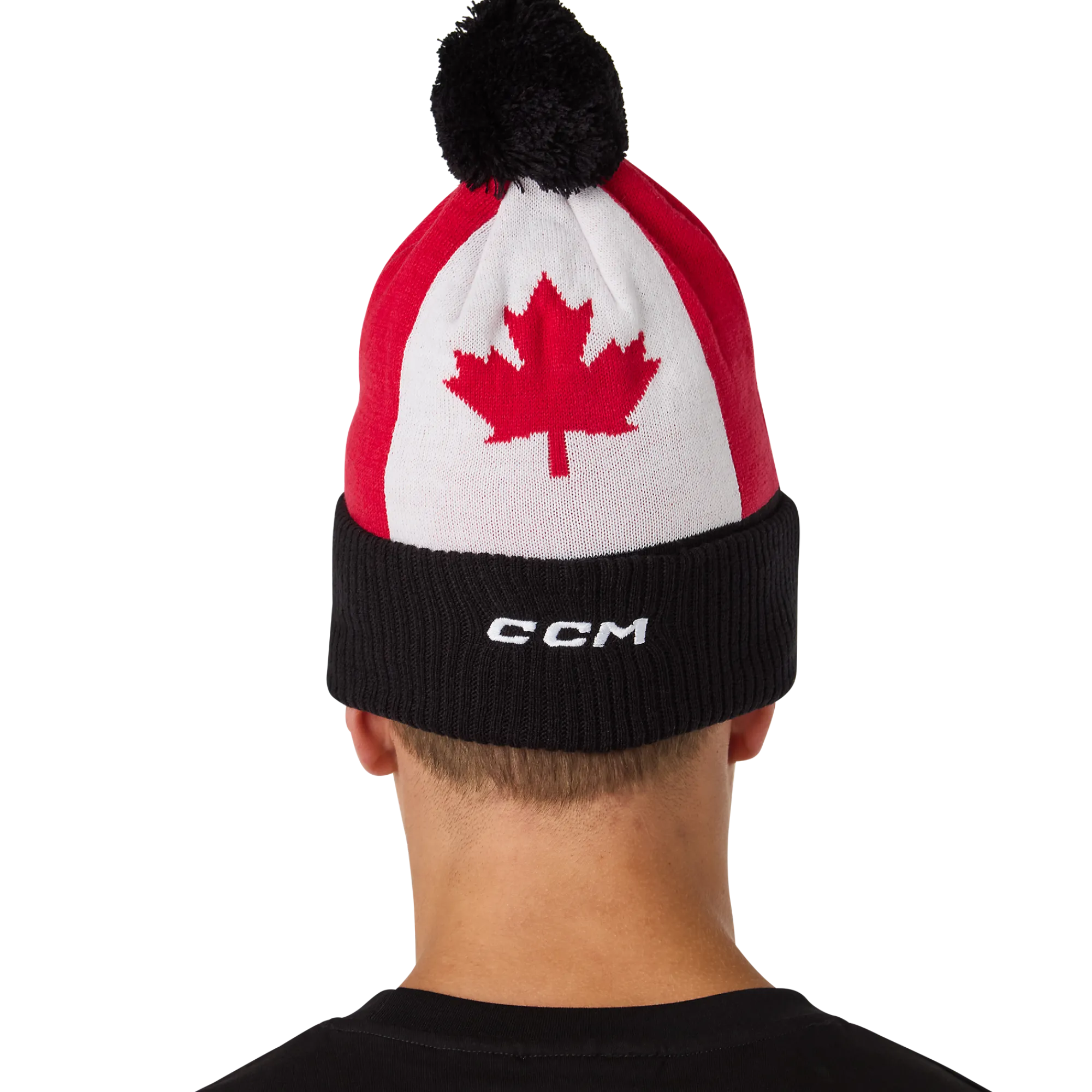 Outlet Canada Flag Pom Knit Flag|Mützen