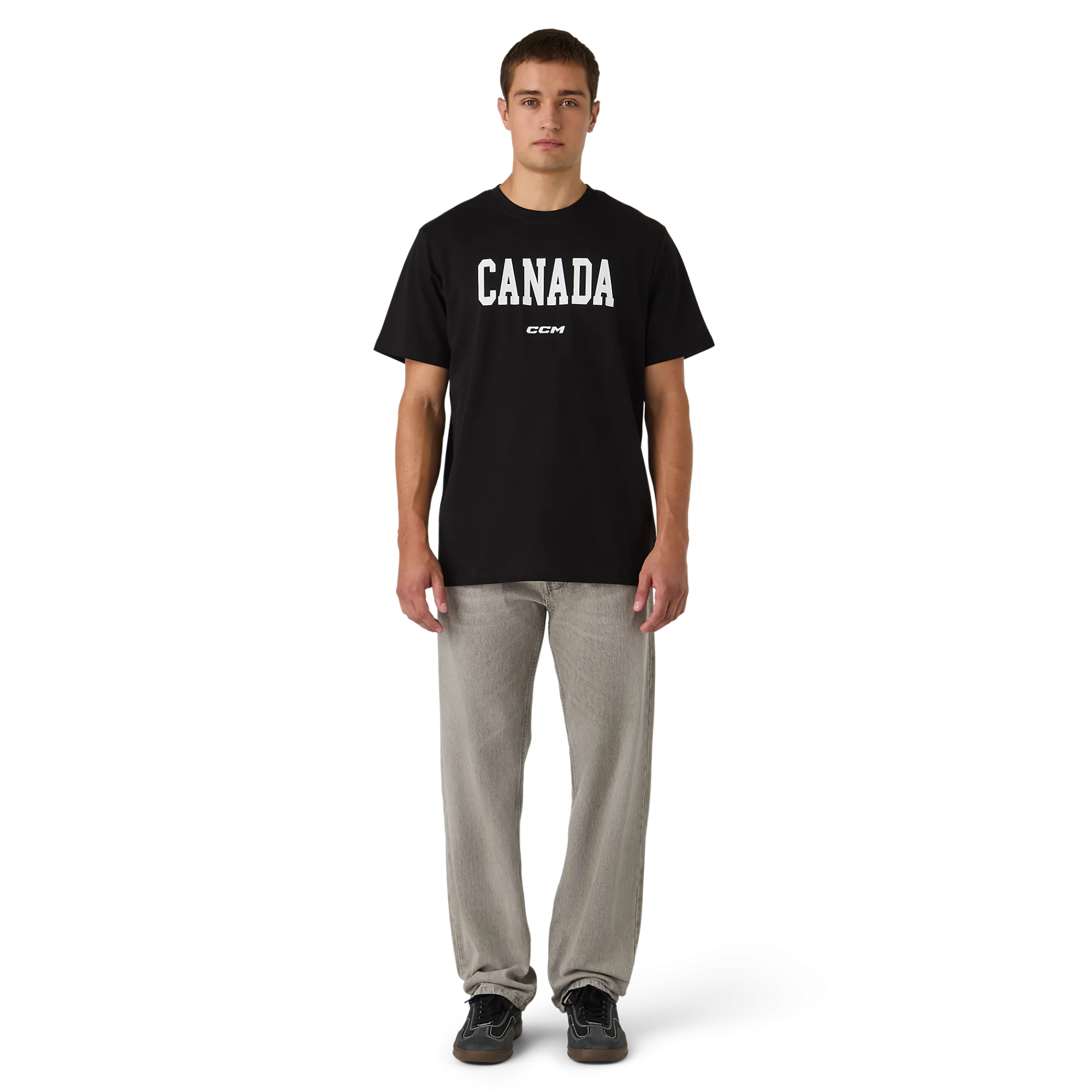 Clearance Canada Fag hort eeve T-hirt Herren Flag|Oberteile