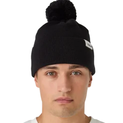 Discount Casual Strickmütze mit Bommel Mützen