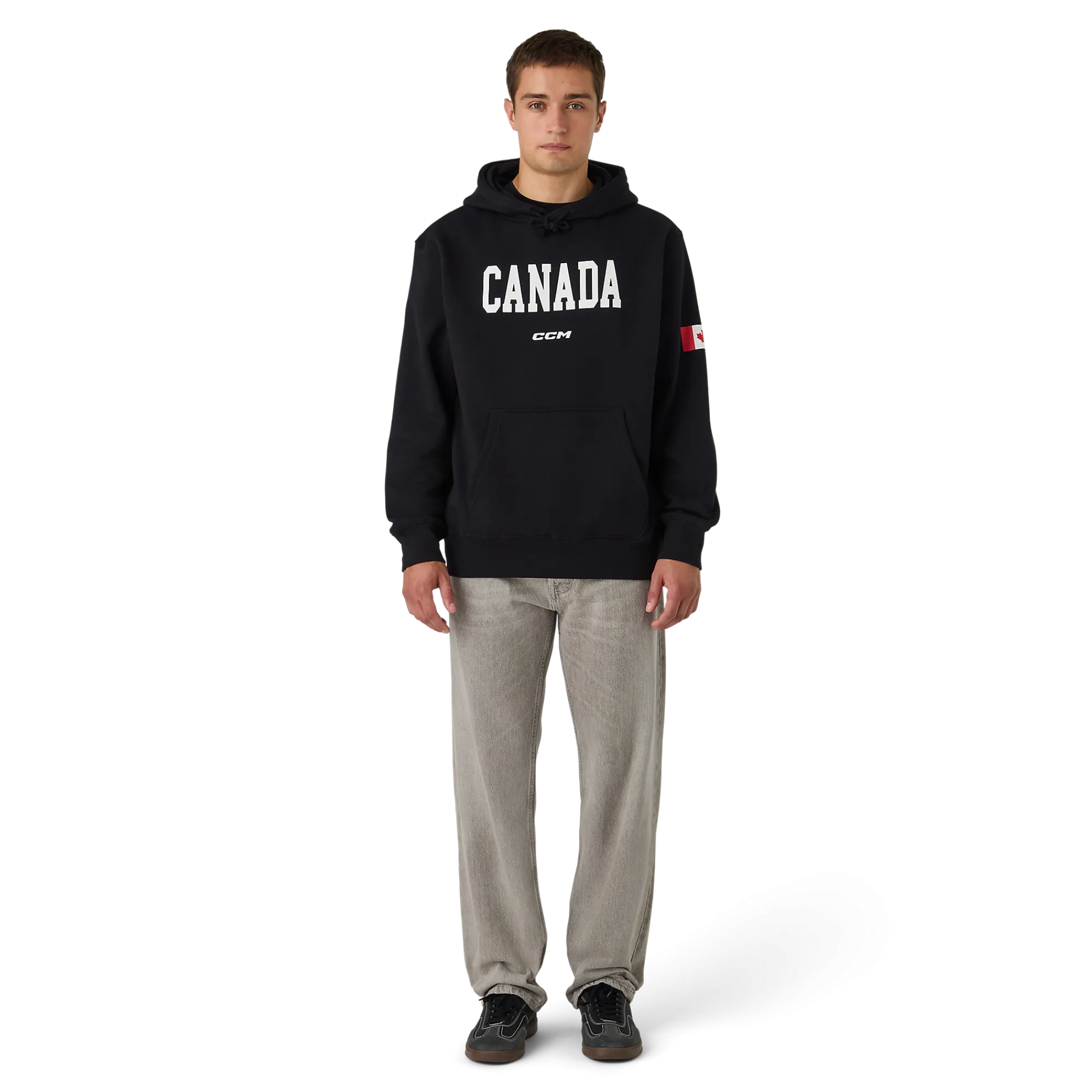 Clearance Feece-Hoodie it kanadicher Fagge Herren Flag|Oberteile