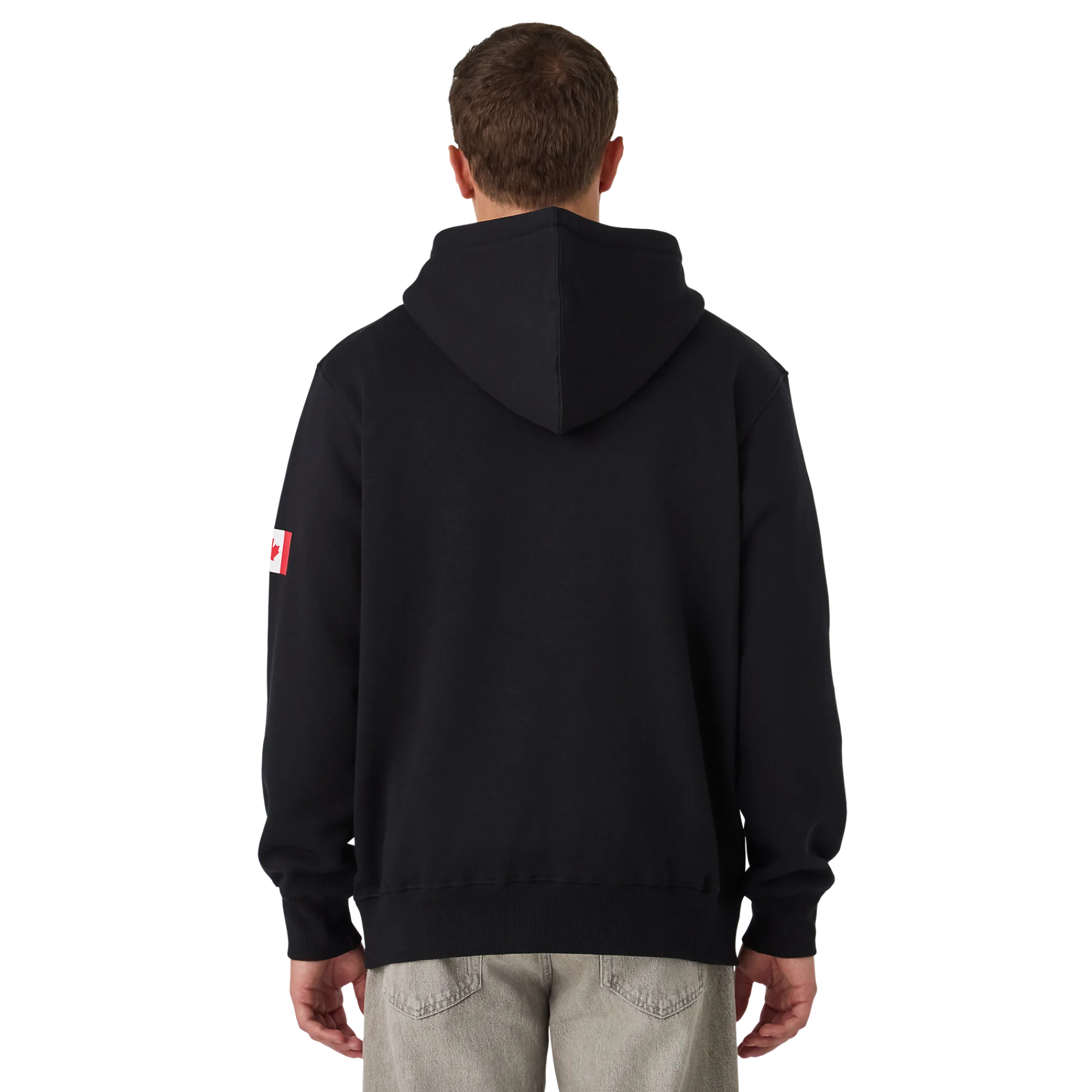 Clearance Feece-Hoodie it kanadicher Fagge Herren Flag|Oberteile