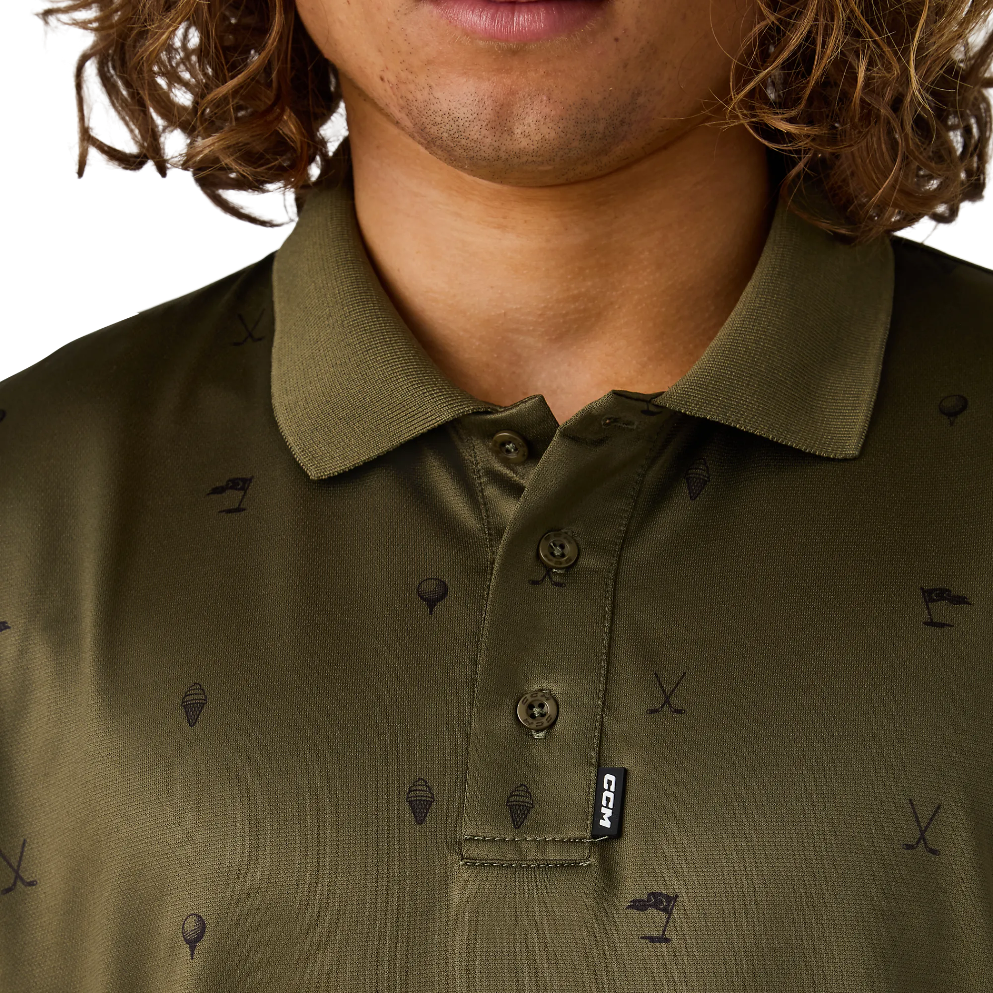 New Gofpoohirt bedruckt Golfbekleidung