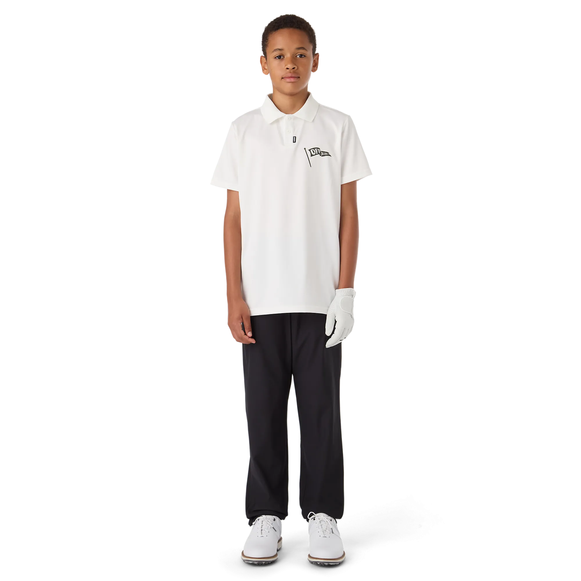 Gofpoohirt Uni für Kinder Golfbekleidung