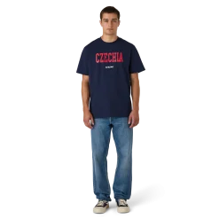 Online Kurzäreige T-hirt it tchechicher Fagge Herren Flag|Oberteile