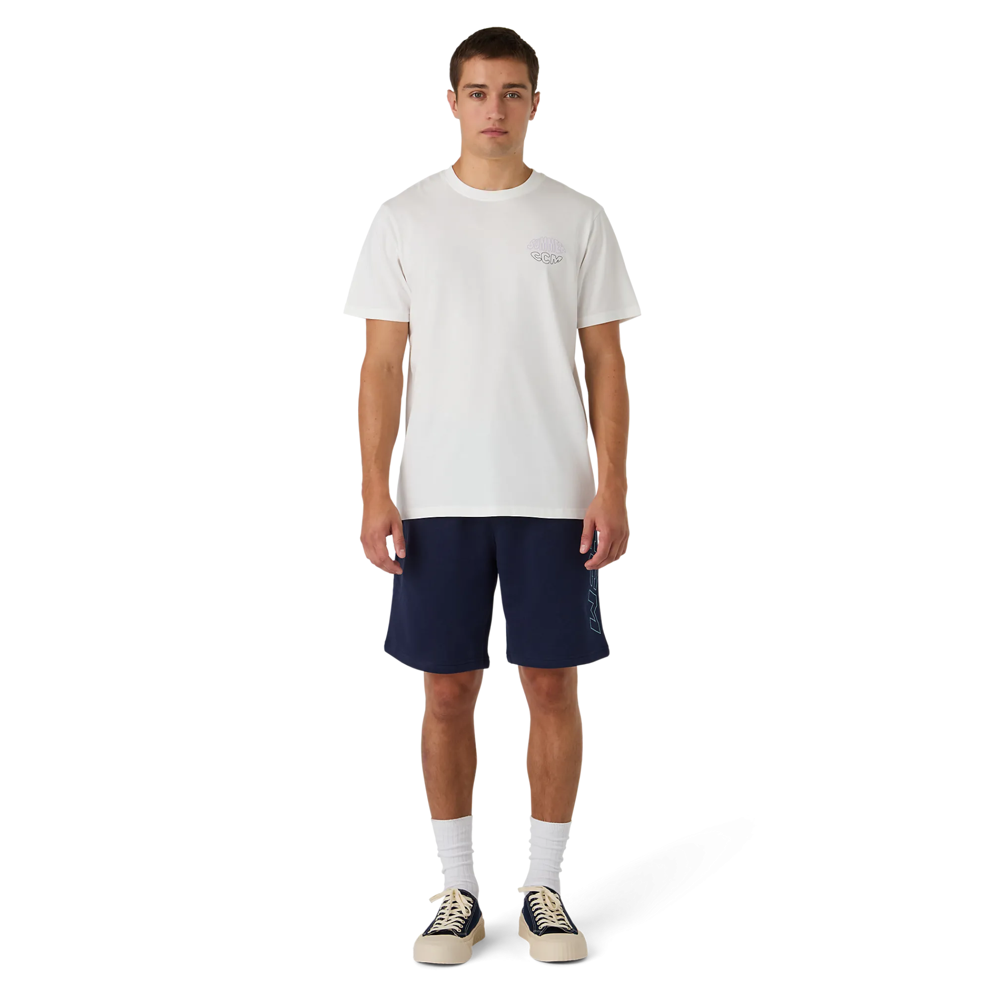oer-T-hirt Weiß Herren Oberteile