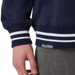 Outlet tripe Coection Quarter-Zip Puover Herren Stripe|Oberteile